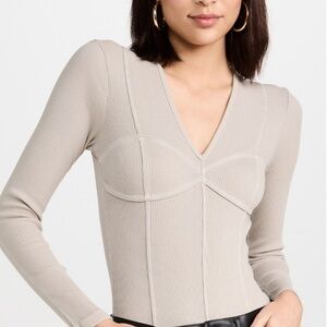 NWT AGOLDE Devlin Thong Bodysuit!